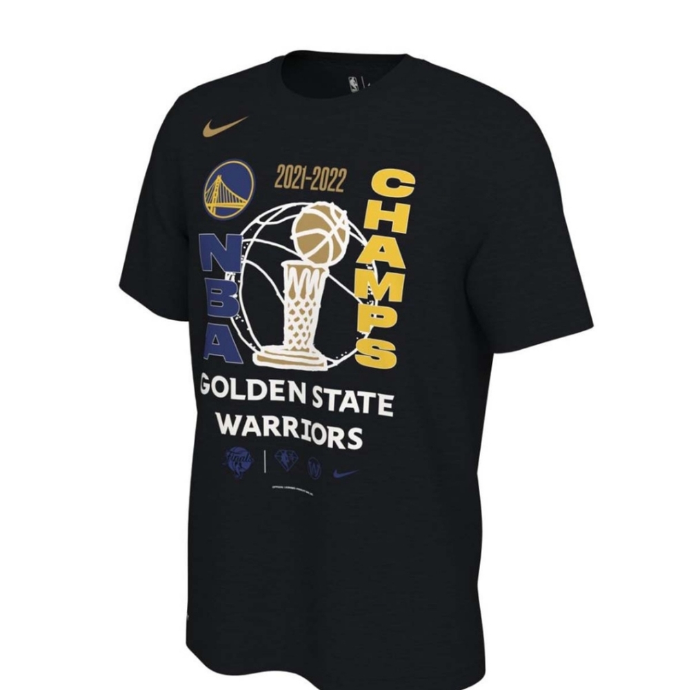 Nike Golden State Warriors 2022 NBA Finals Champions Locker Room T-Shirt